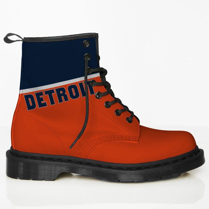 Detroit Custom Leather Boots For Fans