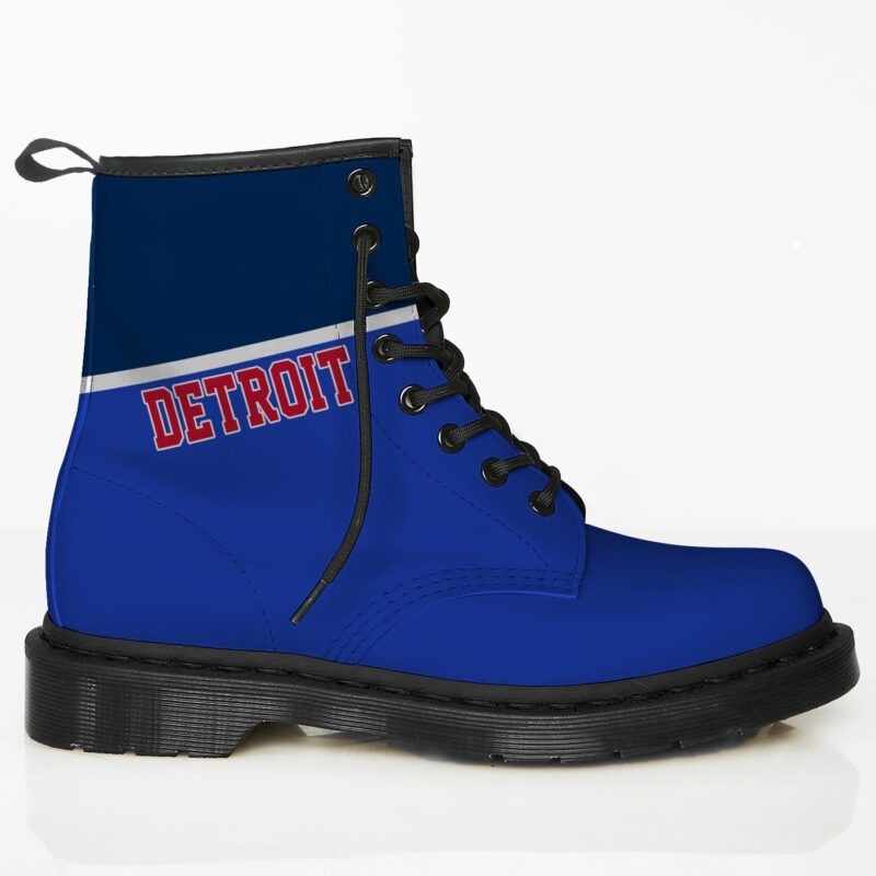 Detroit Custom Leather Boots For Fans