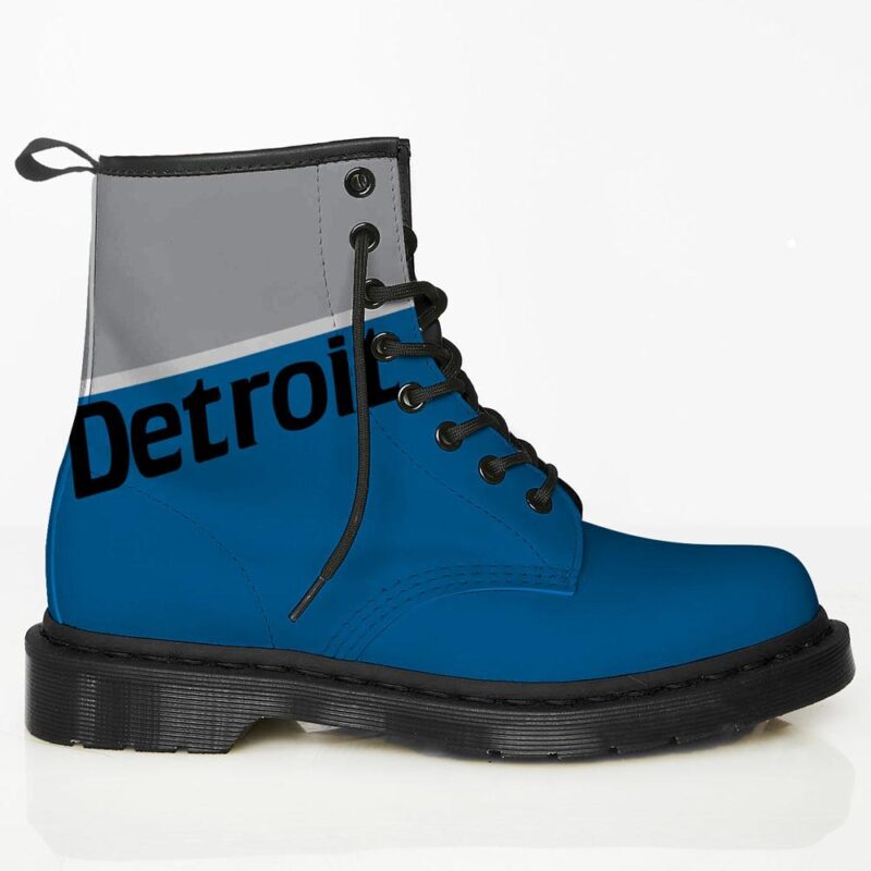 Detroit Custom Leather Boots For Fans