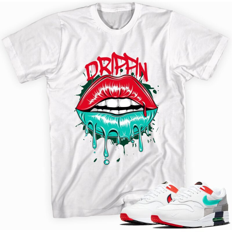 Drippin Lips Tee Made for Air Max 1 Evolution of Icons -T-Shirt - Matching Outfits