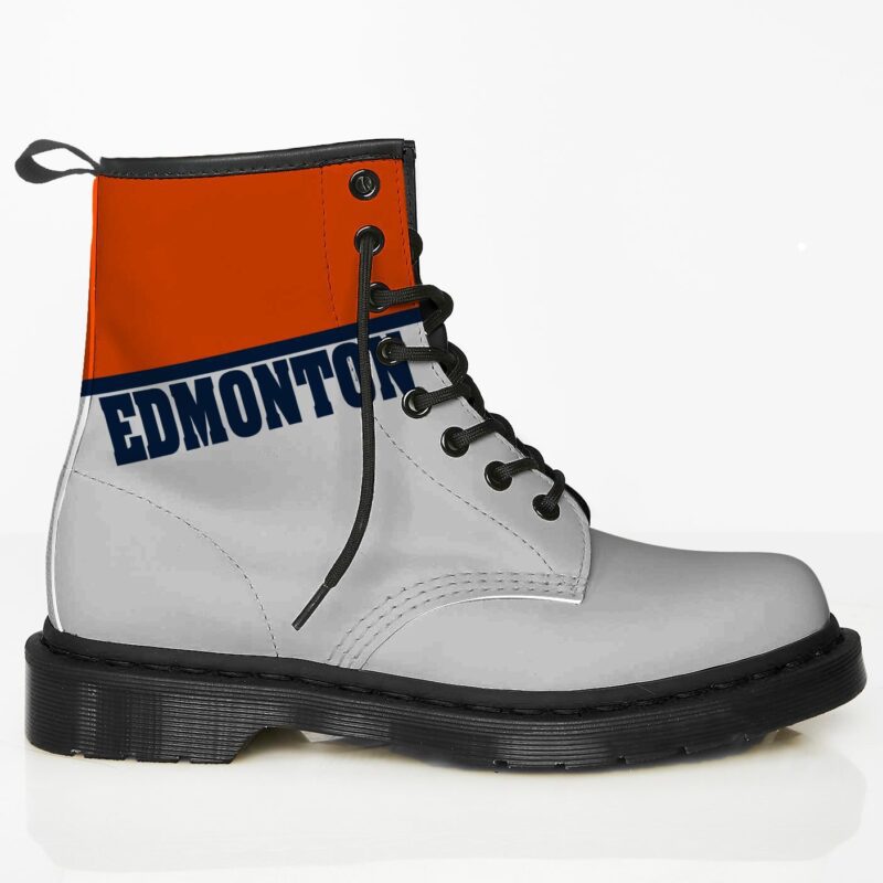 Edmonton Custom Leather Boots For Fans