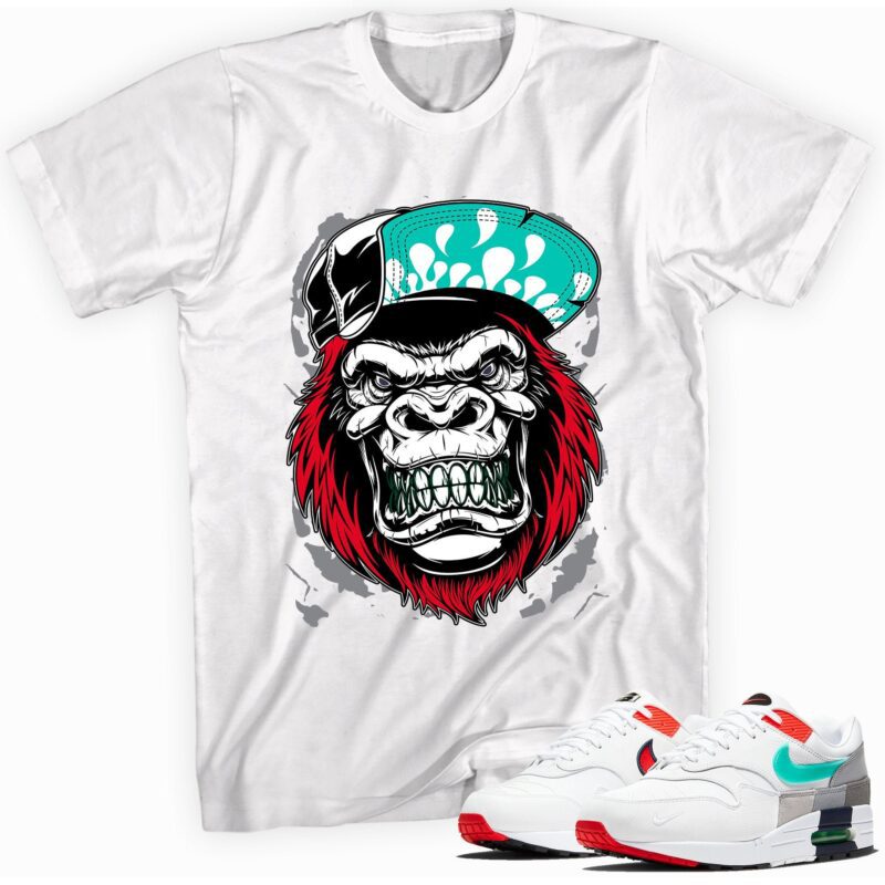 Gorilla Beast Sneaker Shirt Made for Air Max 1 Evolution of Icons - Unisex T-Shirt - Matching Outfits