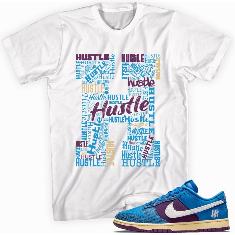 H for Hustle T-Shirt Made For Dunk Low Undefeated 5 On It Dunk vs. AF1 Unisex Tee