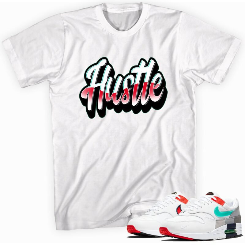 Hustle Sneaker Shirt Made for Air Max 1 Evolution of Icons - Unisex T-Shirt - Matching Outfits