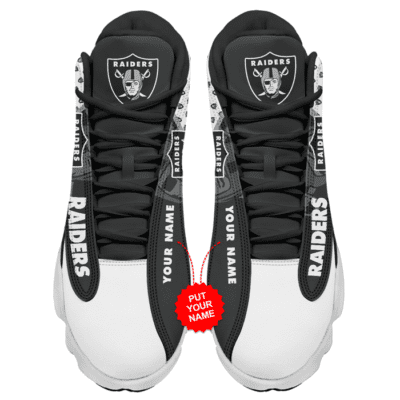 Las Vegas Raiders Air Jordan 13 Custom Sneakers For Fans JD13388 6