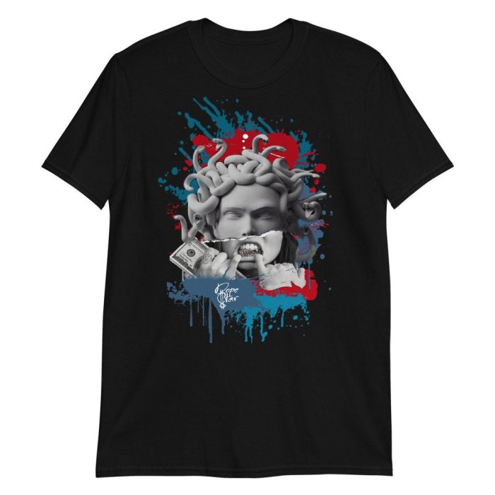 Medusa T-Shirt Made to Match Air Jordan 4 Retro Sashiko Deep Ocean ...