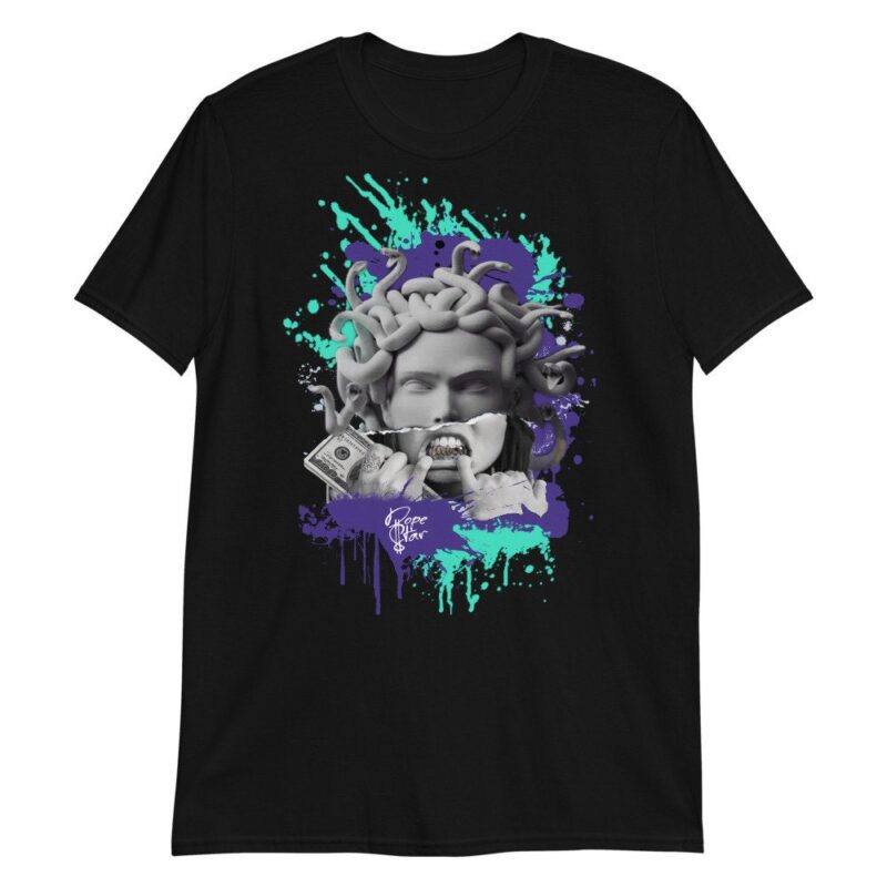 Medusa T Shirt Made to Match Air Jordan 5 Retro Alternate Grape Jordan Shirt Matching Outfits 2