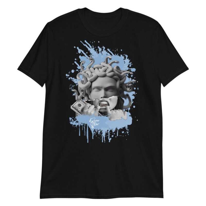 Medusa T Shirt Made to Match Air Jordan 6 Retro GG Still Blue Jordan Shirt Matching Outfits 2