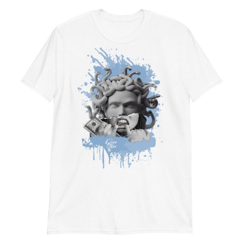 Medusa T Shirt Made to Match Air Jordan 6 Retro GG Still Blue Jordan Shirt Matching Outfits 3