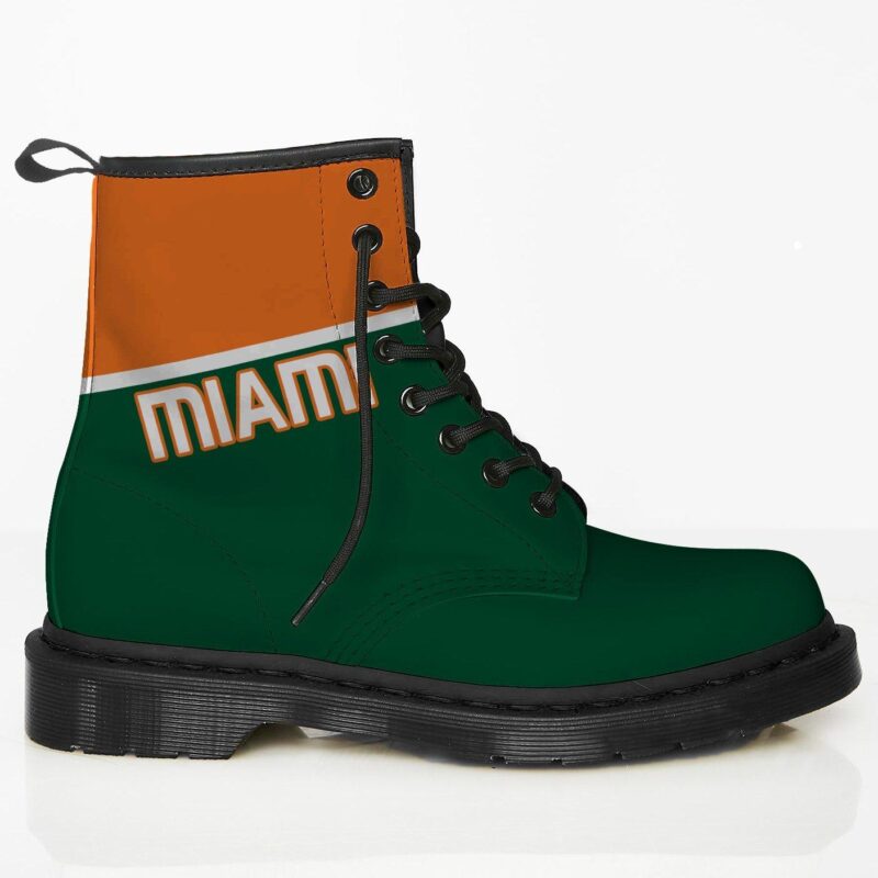 Miami Custom Leather Boots For Fans