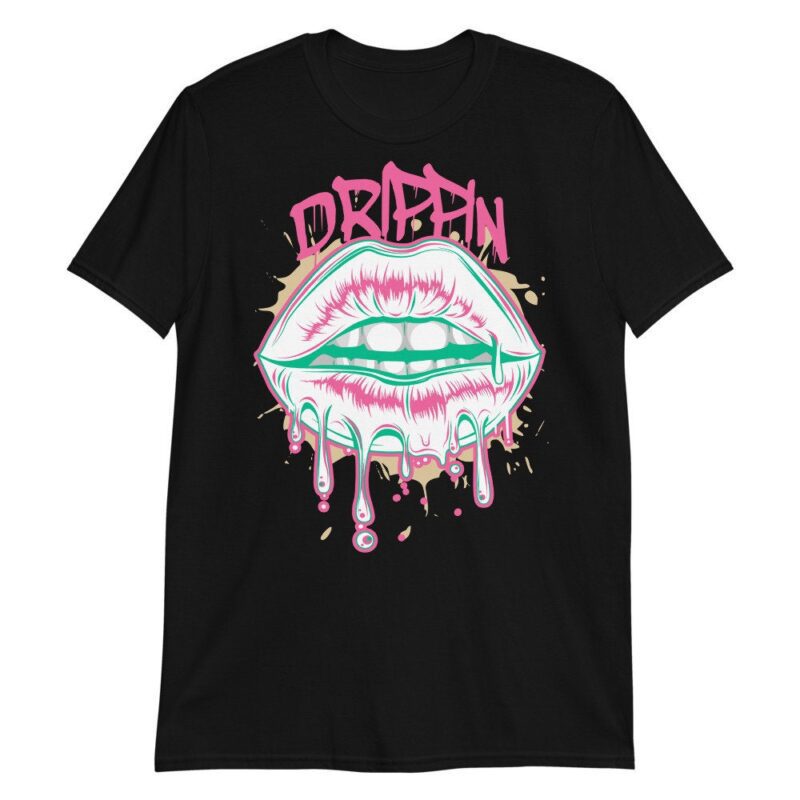 Mid Paint Drip GS T Shirt Drippin Lips 2