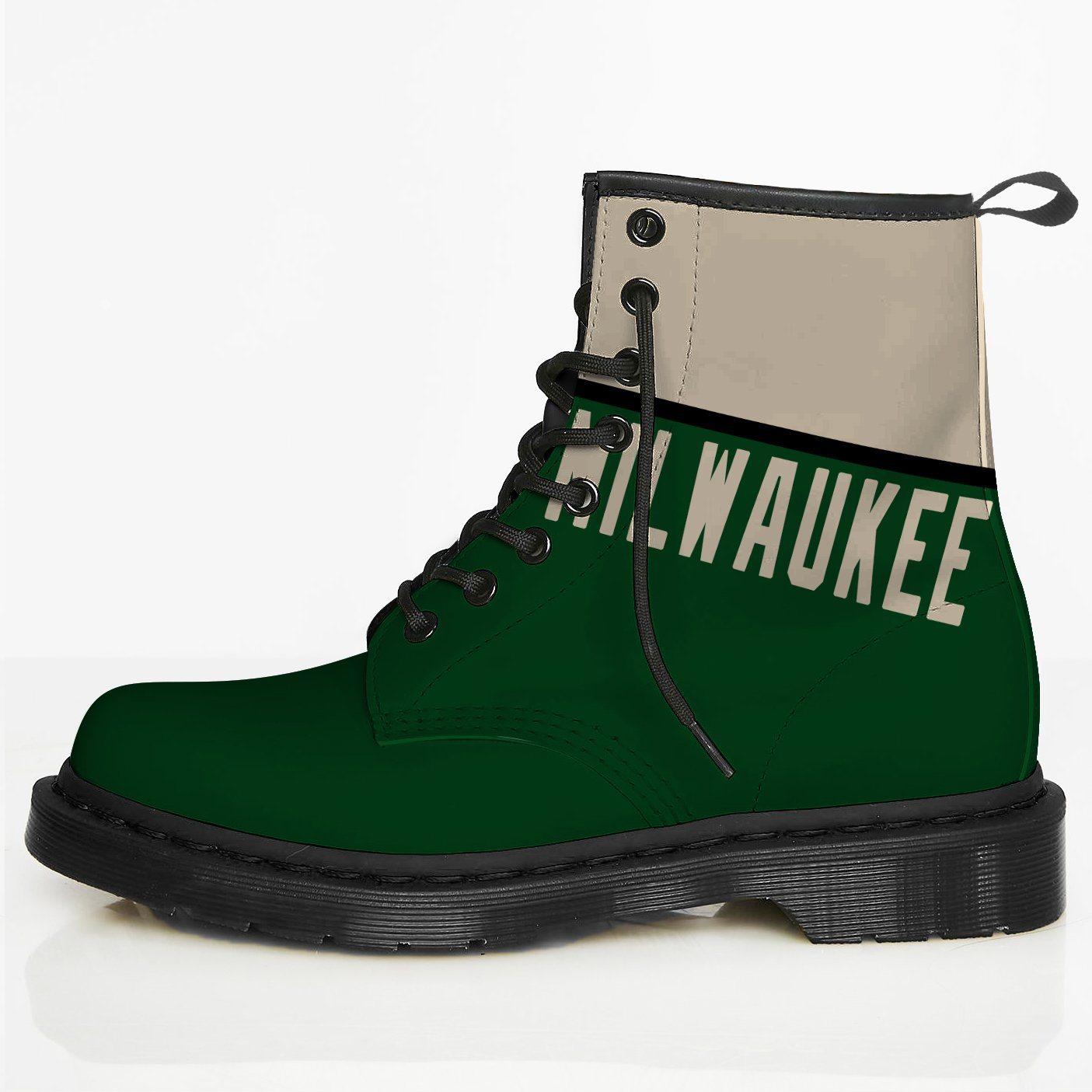 Milwaukee Custom Leather Boots For Fans – Let the colors inspire you!