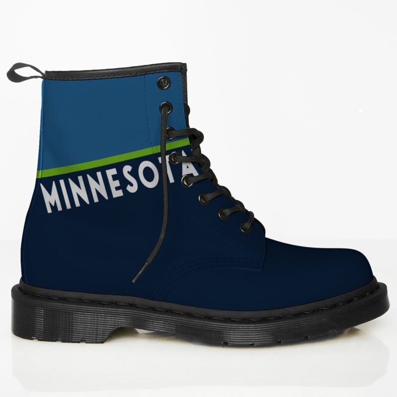 Minnesota Custom Leather Boots For Fans