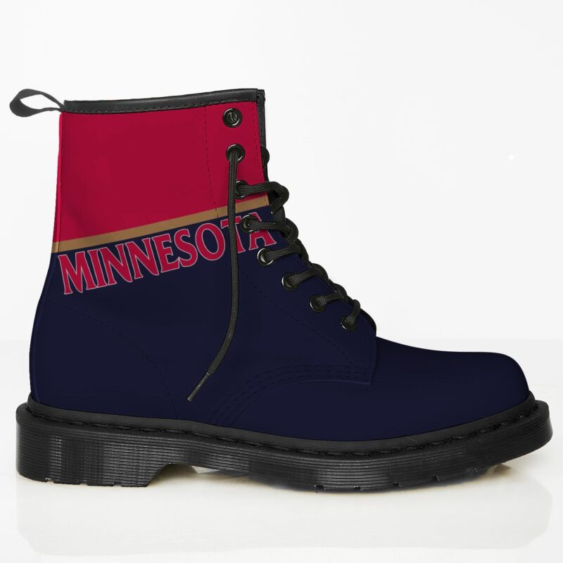 Minnesota Custom Leather Boots For Fans