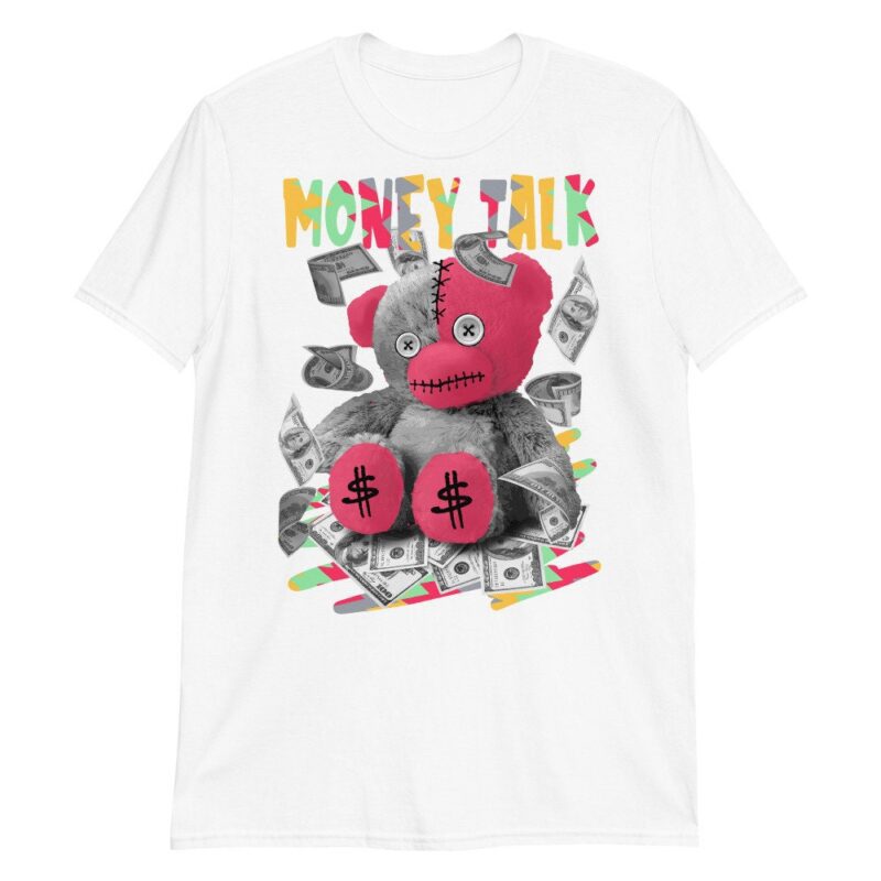 Money Talk Bear Sneaker T Shirt Made for Air Jordan 6 Retro Hare Matching Outfits 3