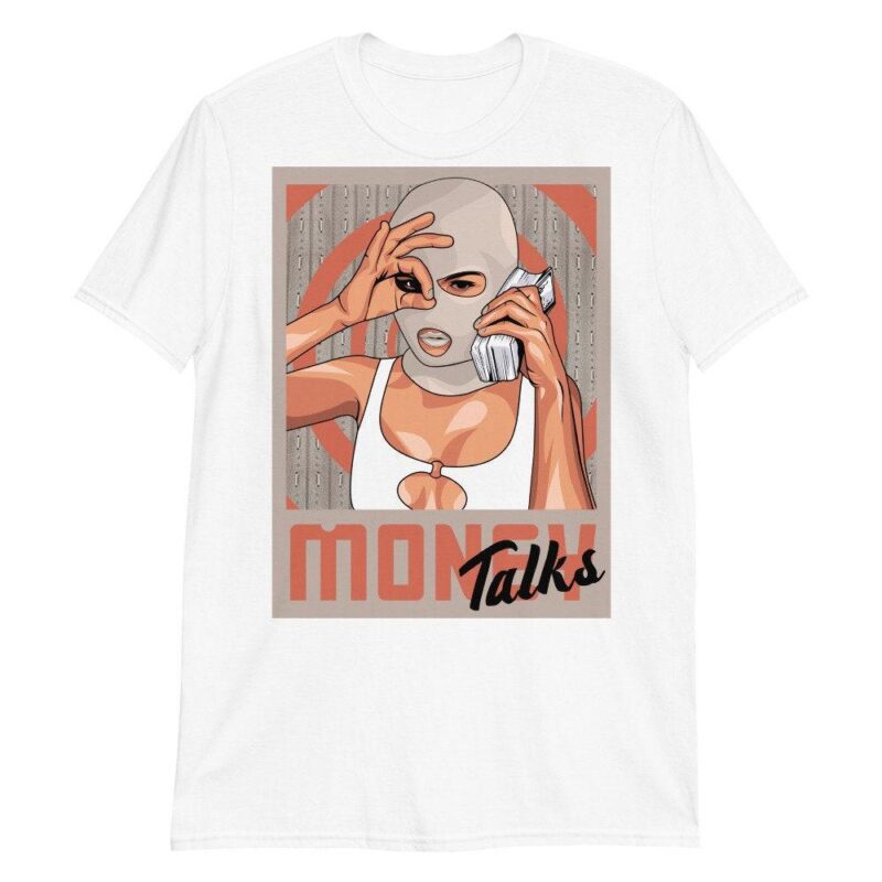Money Talks Sneaker T Shirt Made for Air Jordan 14 Retro Low Clot X Terracotta Matching Outfits 2