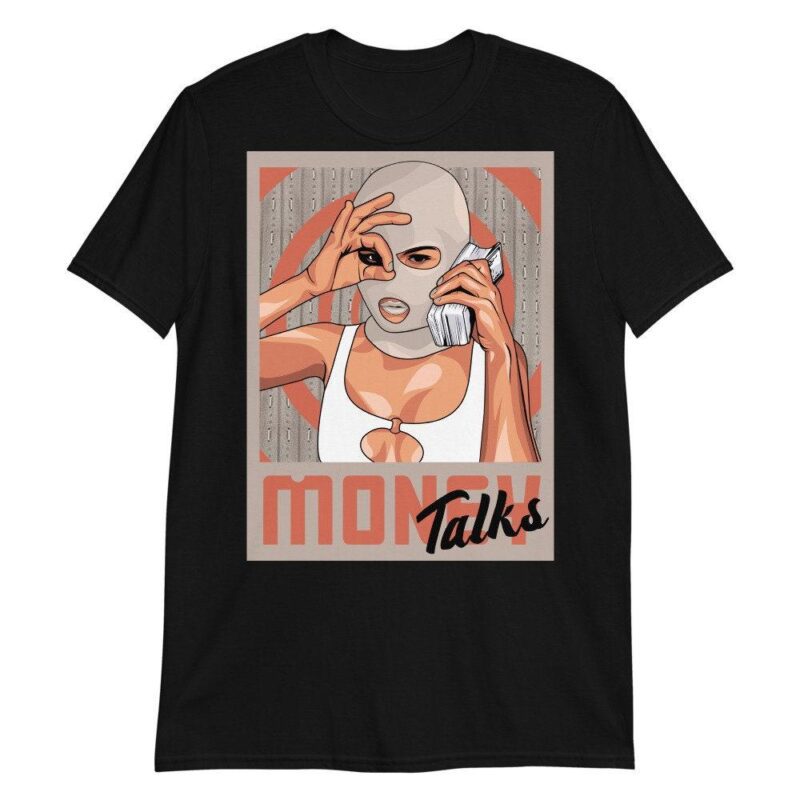 Money Talks Sneaker T Shirt Made for Air Jordan 14 Retro Low Clot X Terracotta Matching Outfits 3