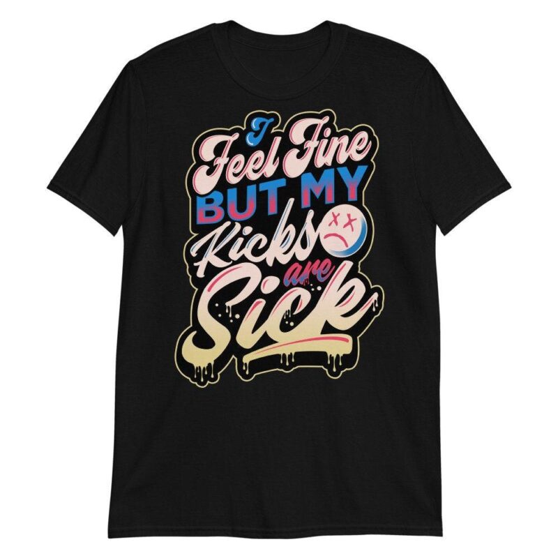 New Black Unisex T Shirt Made For Air Jordan 4 Retro Union Guava Ice Sneaker Matching Outfits 1
