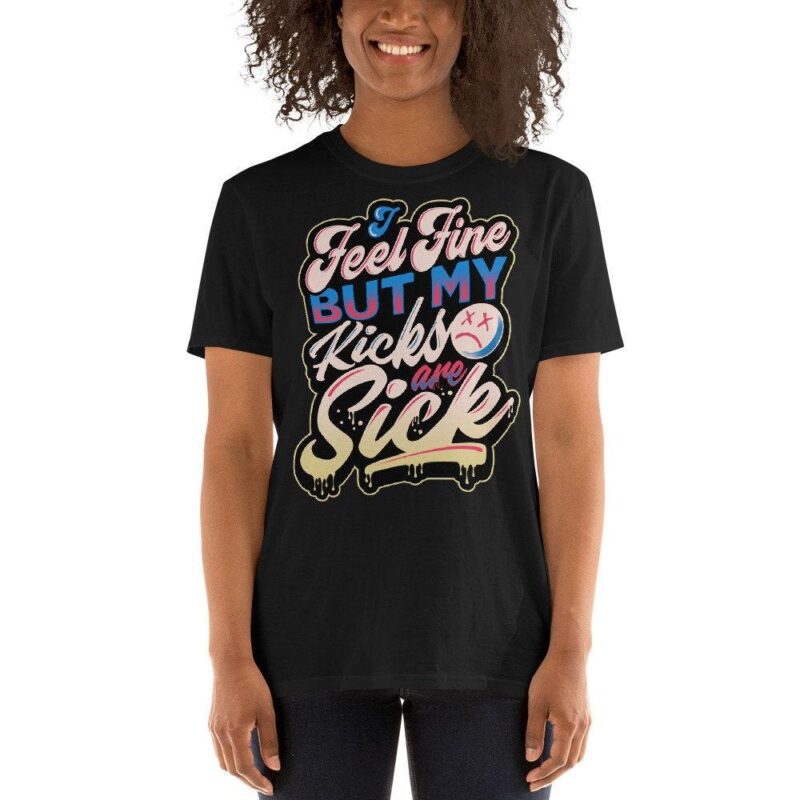 New Black Unisex T Shirt Made For Air Jordan 4 Retro Union Guava Ice Sneaker Matching Outfits 2