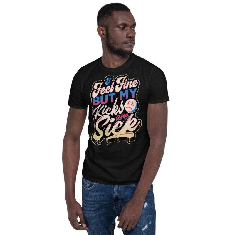New Black Unisex T Shirt Made For Air Jordan 4 Retro Union Guava Ice Sneaker Matching Outfits 3