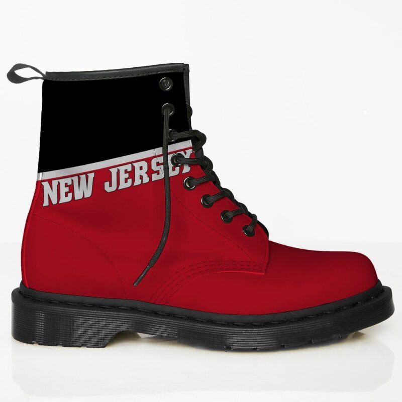 New Jersey Custom Leather Boots For Fans