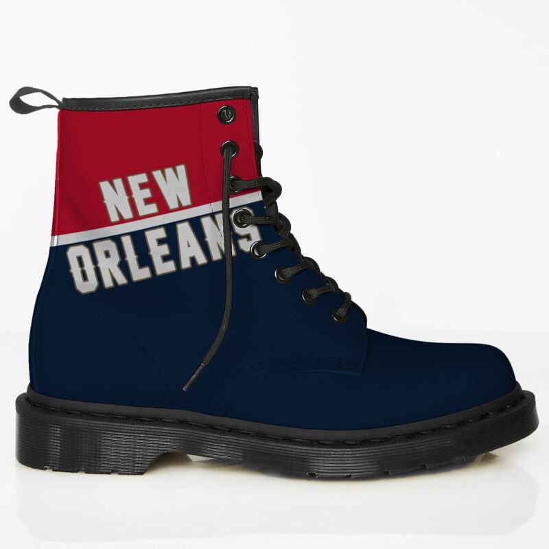 New Orleans Custom Leather Boots For Fans