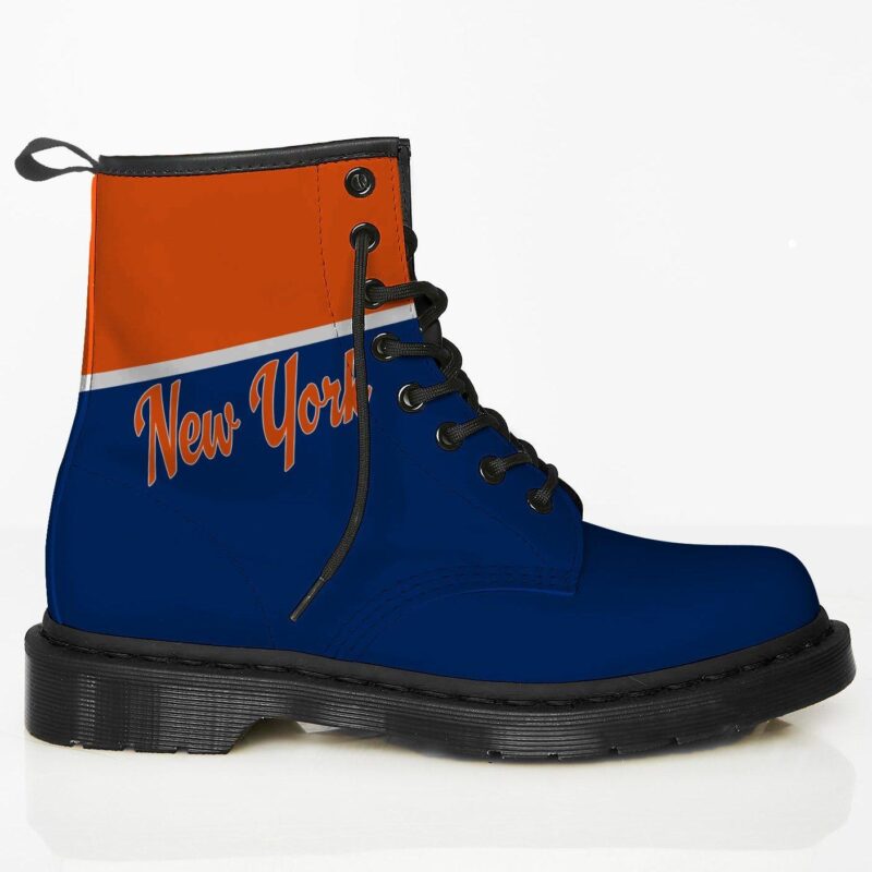 New York Custom Leather Boots For Fans