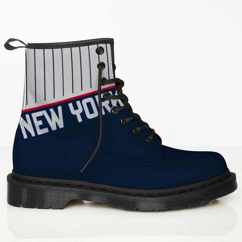 New York Custom Leather Boots For Fans