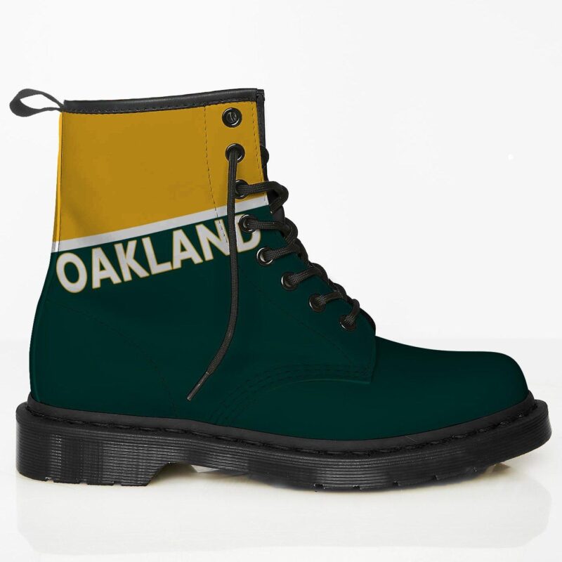 Oakland Custom Leather Boots For Fans