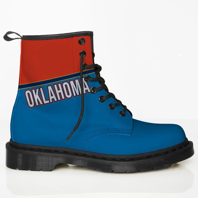 Oklahoma Custom Leather Boots For Fans