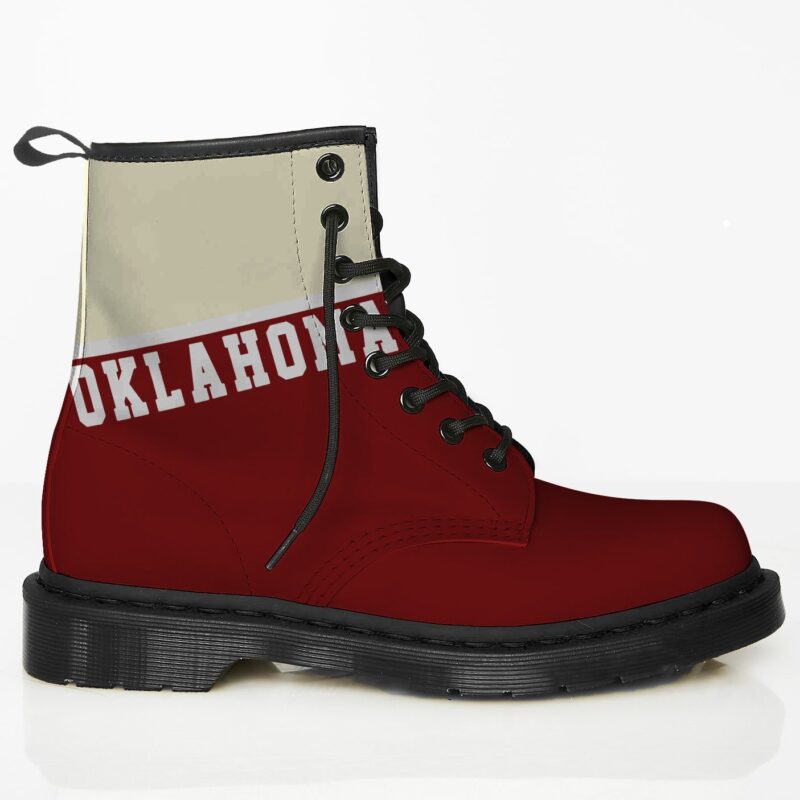 Oklahoma Custom Leather Boots For Fans