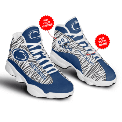 Penn State Nittany Lions Air Jordan 13 Custom Sneakers For Fans JD13115 1