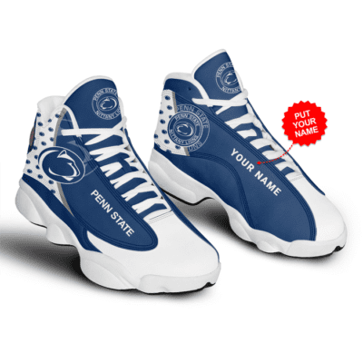 Penn State Nittany Lions Air Jordan 13 Custom Sneakers For Fans JD13116 1