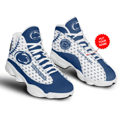 Penn State Nittany Lions Air Jordan 13 Custom Sneakers For Fans JD13118 1