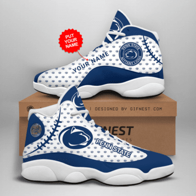 Penn State Nittany Lions Air Jordan 13 Custom Sneakers For Fans JD13118