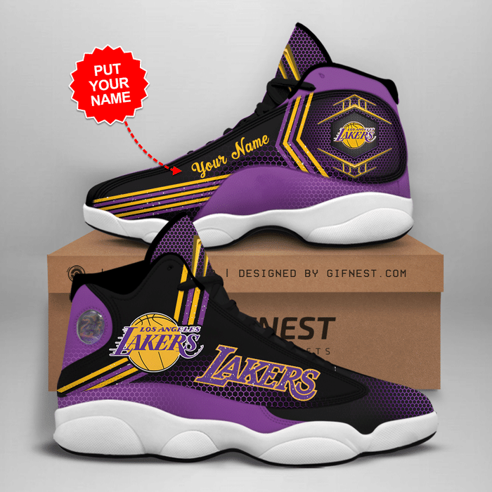 Personalized Los Angeles Lakers JD13 Sneaker JD13038 – Let the colors ...