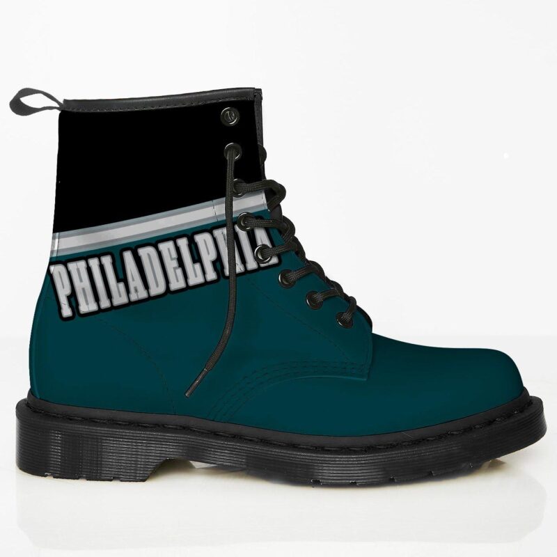 Philadelphia Custom Leather Boots For Fans