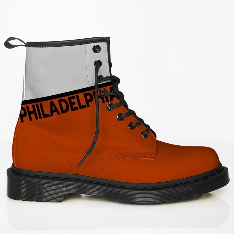 Philadelphia Custom Leather Boots For Fans