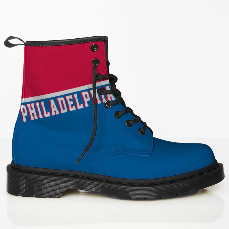 Philadelphia Custom Leather Boots For Fans