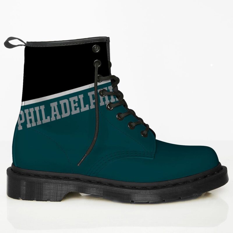 Philadelphia Custom Leather Boots For Fans