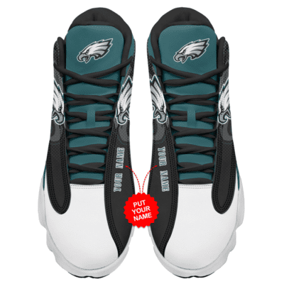 Philadelphia Eagles Air Jordan 13 Custom Sneakers For Fans JD13225 2 Philadelphia Eagles Air Jordan 13 Custom Sneakers For Fans JD13225 2