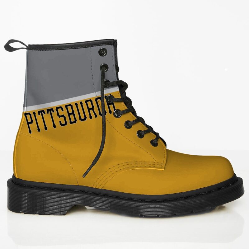 Pittsburgh Custom Leather Boots For Fans