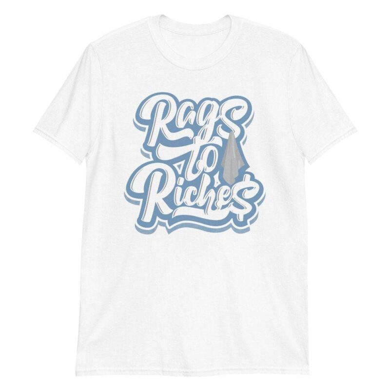Rags to Riches Sneaker T Shirt Made for Air Jordan 1 Retro High OG Hyper Royal Matching Outfits 2