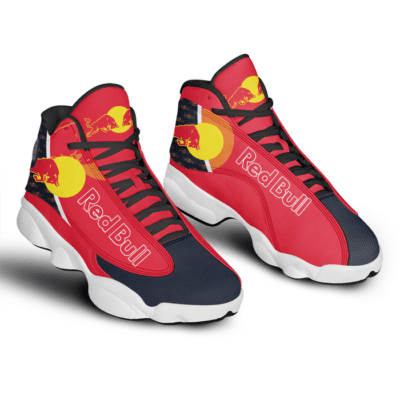 Red Bull Racing Air Jordan 13 Custom Sneakers For Fans JD13007 1