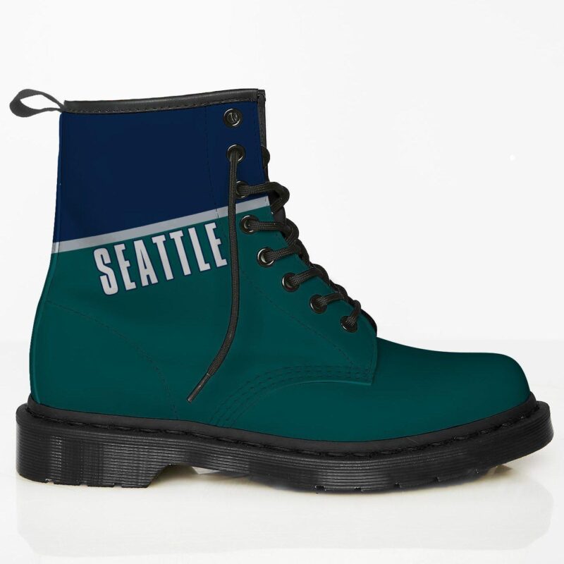 Seattle Custom Leather Boots For Fans