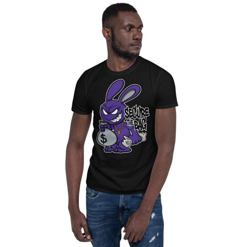 Secure The Bag Rabbit Sneaker T Shirt Made for Air Jordan 12 Retro Concord Matching Outfits 2