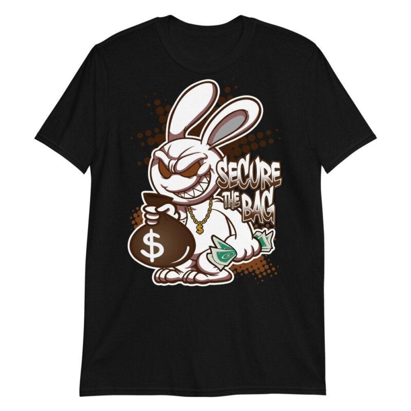 Secure the Bag Sneaker T Shirt Made for Air Jordan 1 Retro High OG Dark Mocha Matching Outfits 1 1