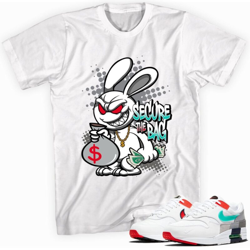 Secure the Bag Sneaker T-Shirt Made for Air Max 1 Evolution of Icons Matching Outfits