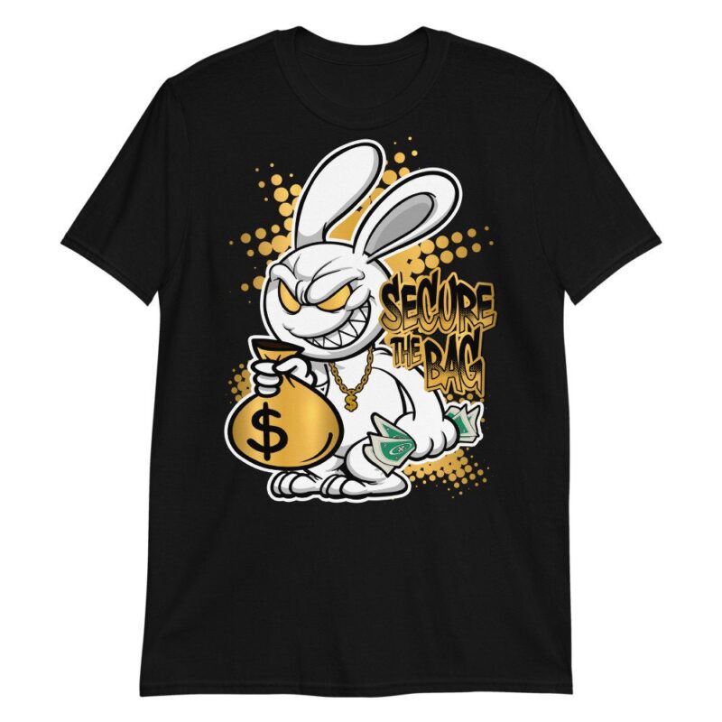 Secure the Bag Sneaker T Shirt Made forAir Jordan 1 Retro High OG Metallic Gold Matching Outfits 3