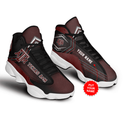 Texas AM Aggies Air Jordan 13 Custom Sneakers For Fans JD13110 1